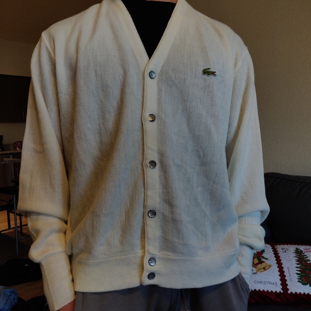 Lacoste vintage cardigan